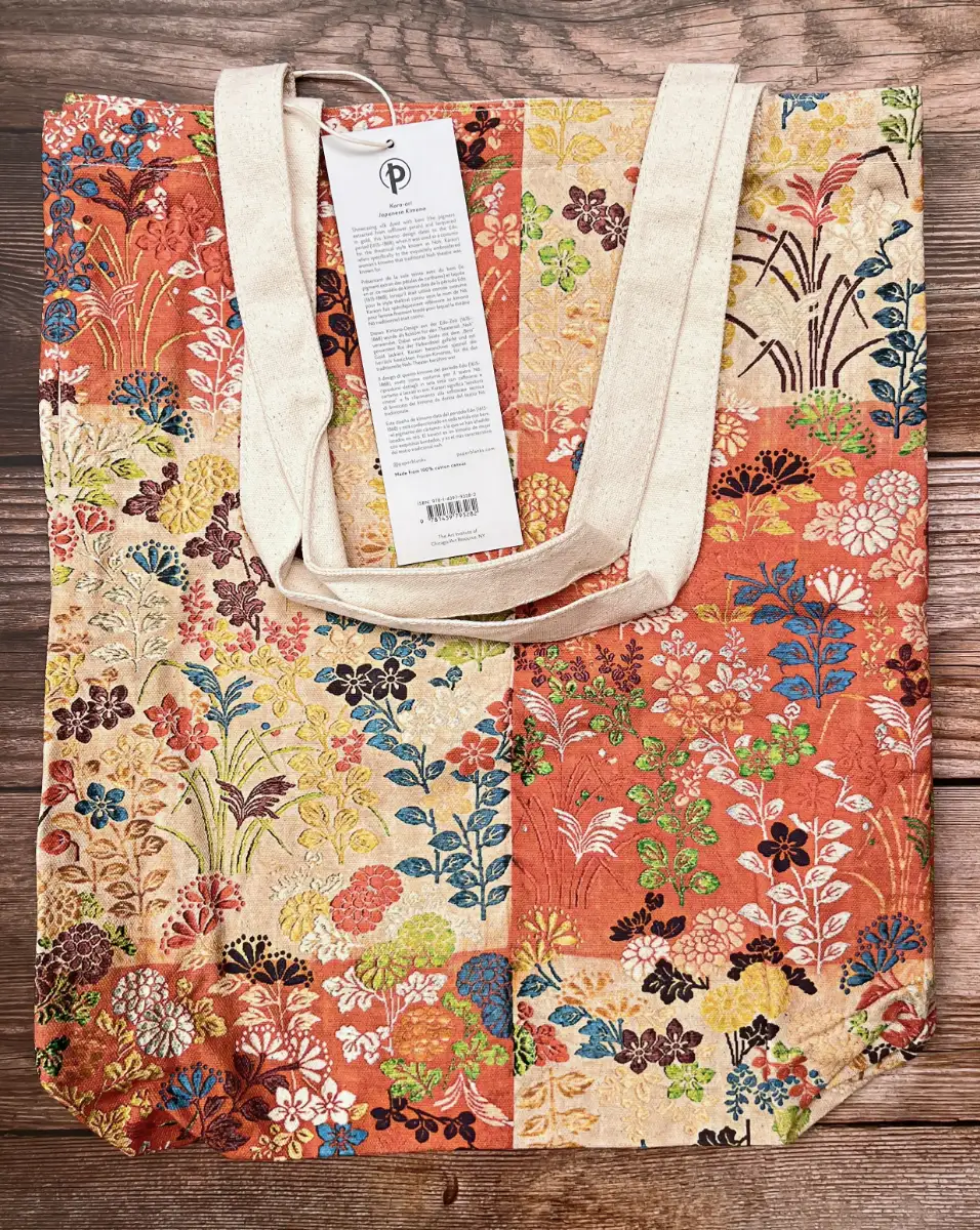 Paperblank, Japanese Kimono Kara-Ori Canvas Tote Bag