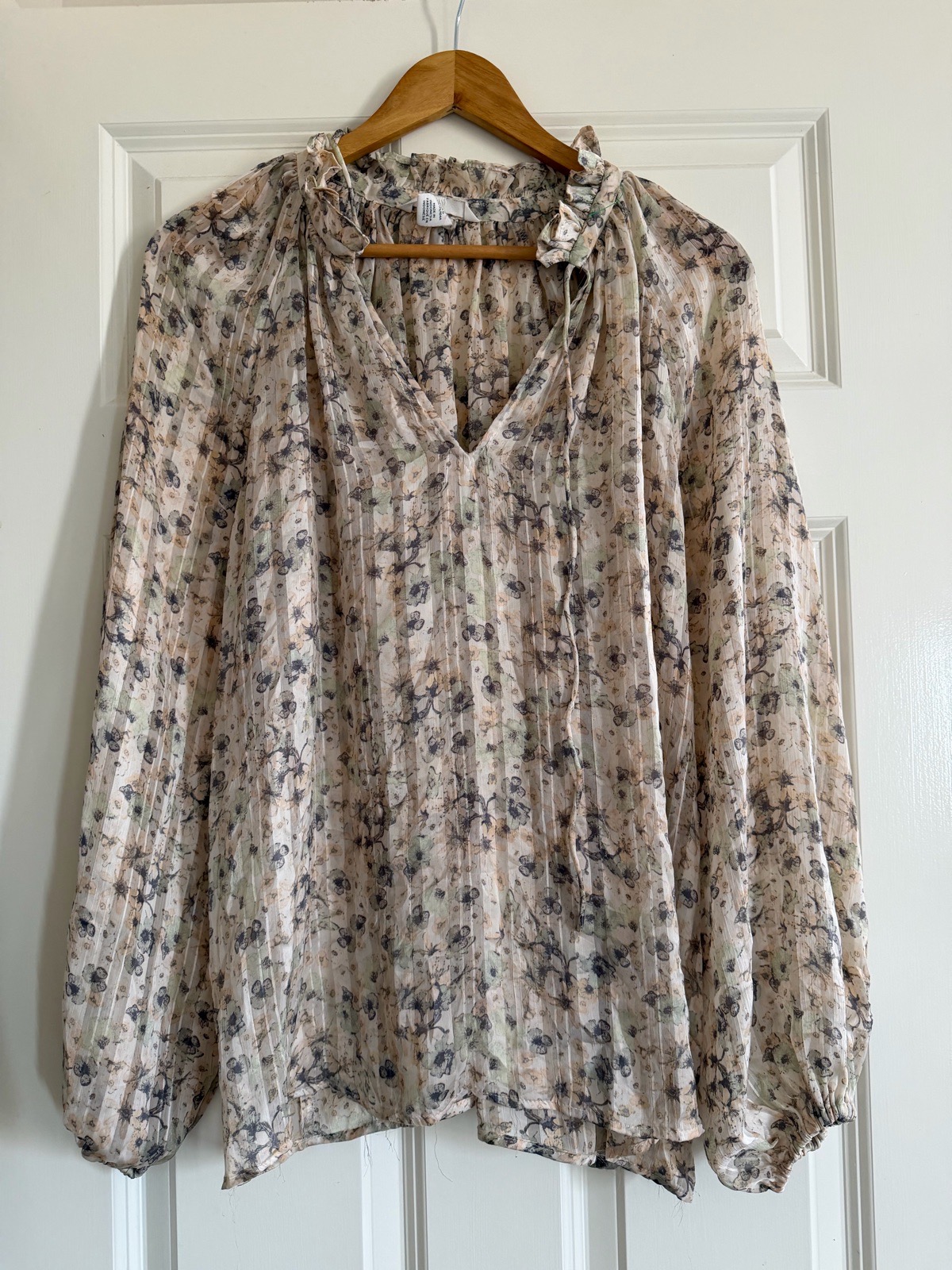 H&M patterned blouse