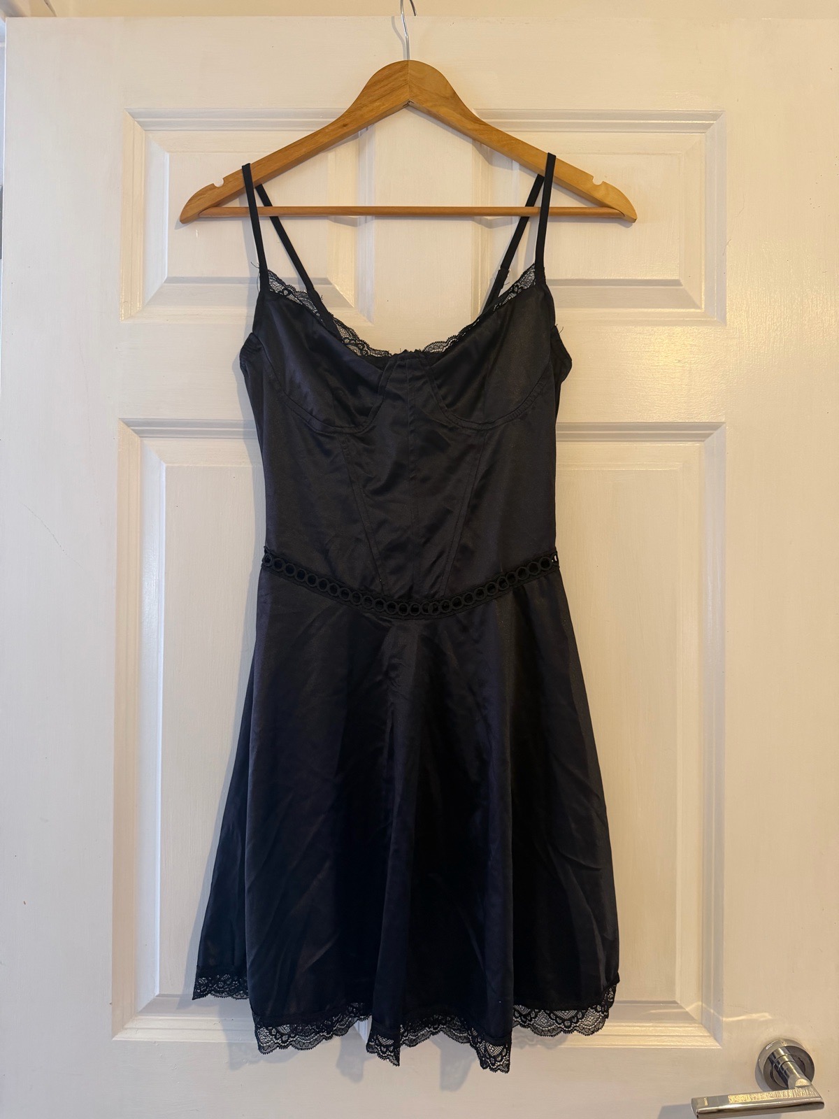 Silk black dress