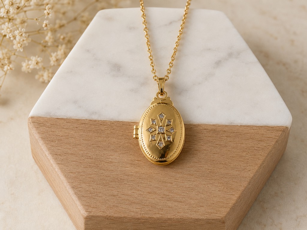Gold Plated Keepsake/Photo Locket