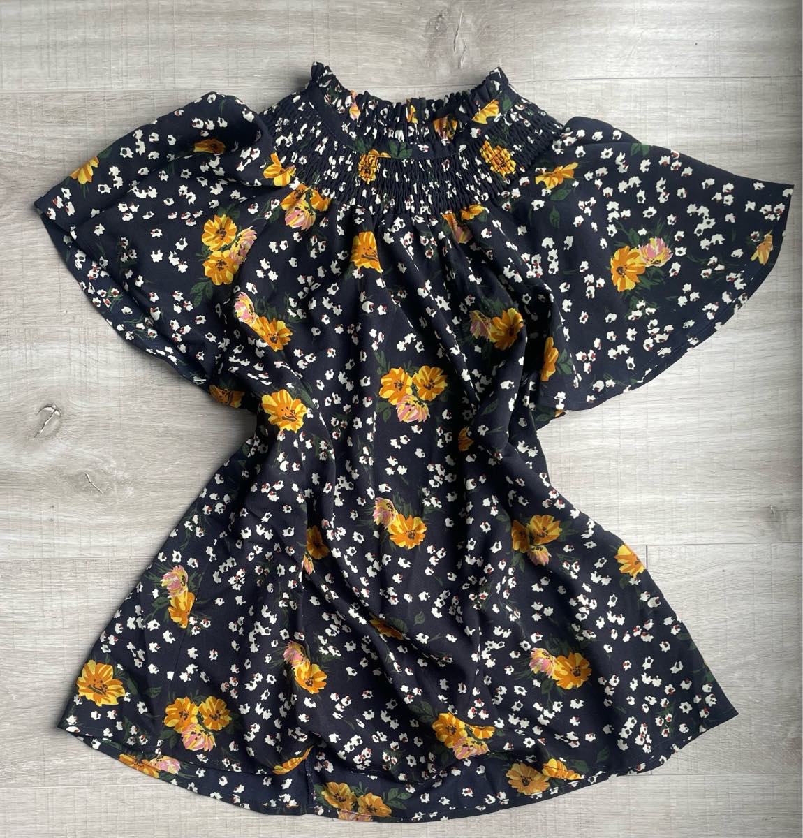 AX Paris Floral High Neck Top Size 8