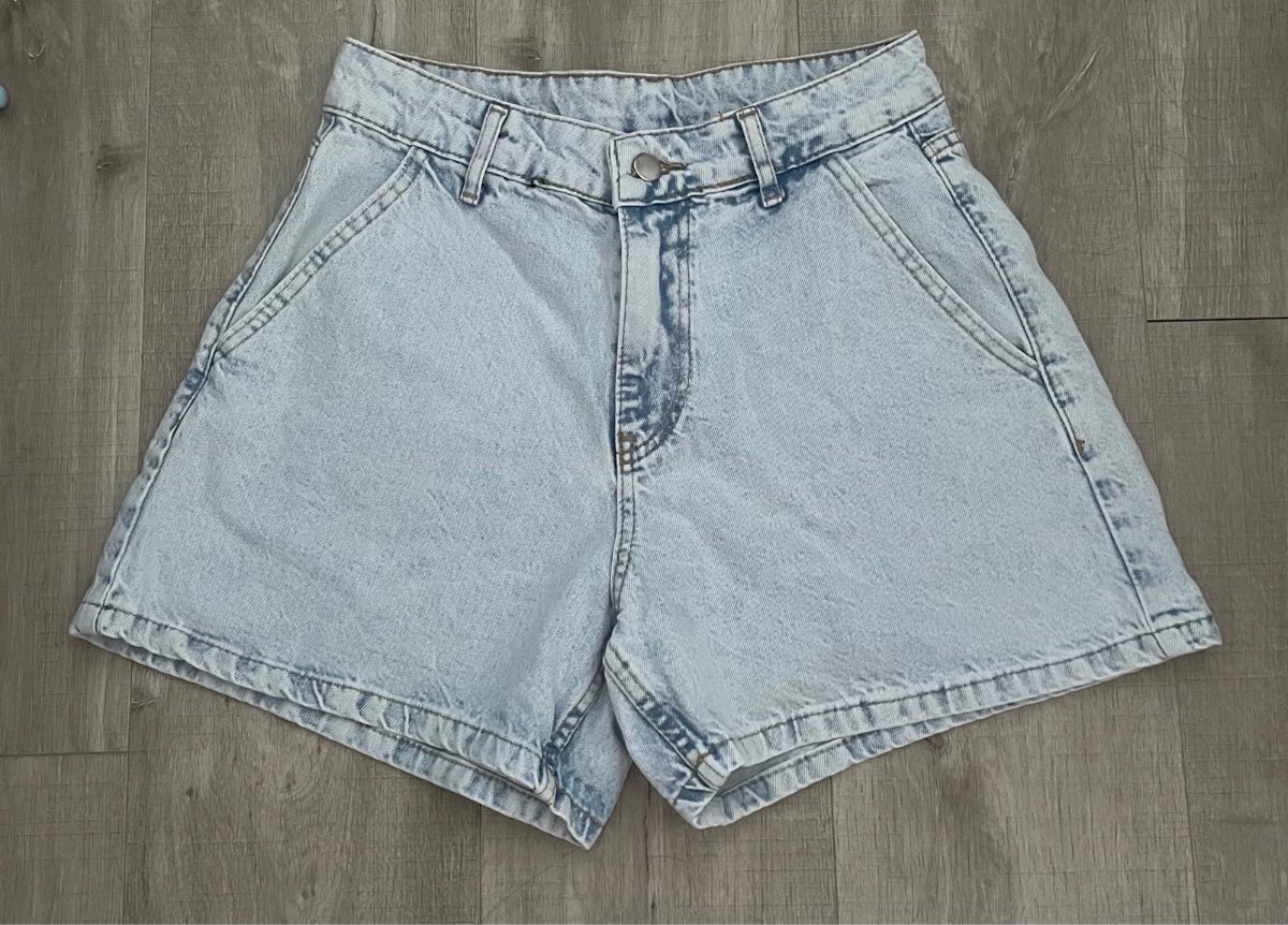 Shein Denim Summer Short Light Blue Size-8