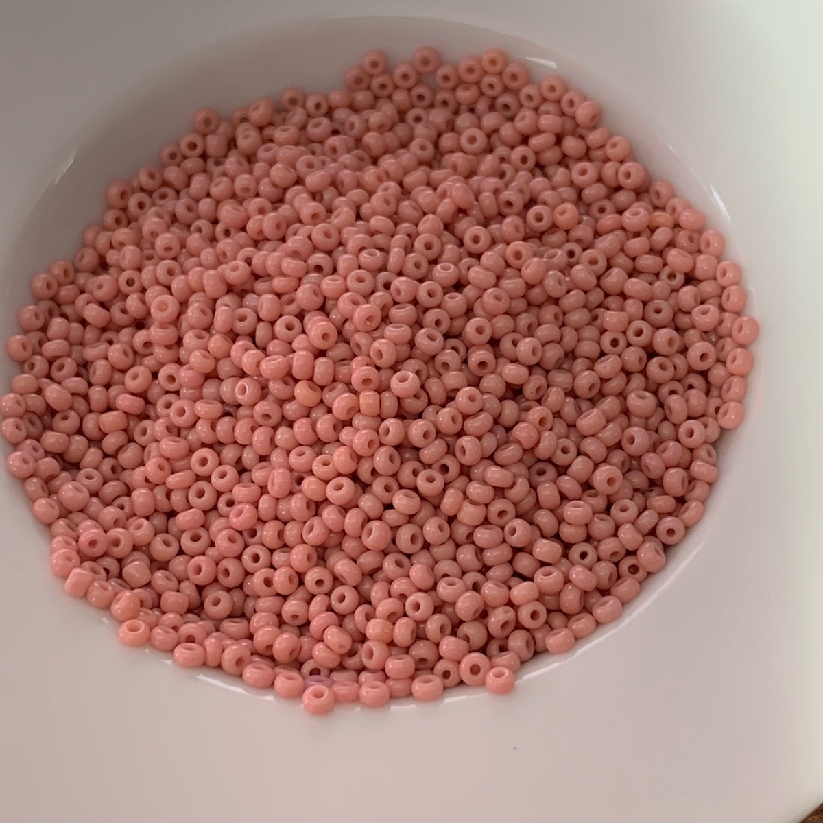 2mm pink glass seed beads for jewellery making crafting