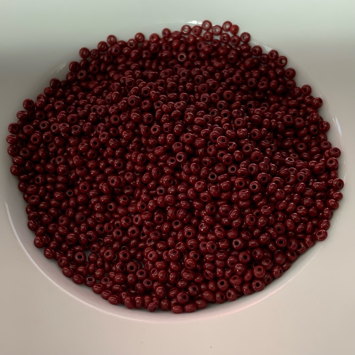 2mm burgundy glass seed beads for jewellery making crafting