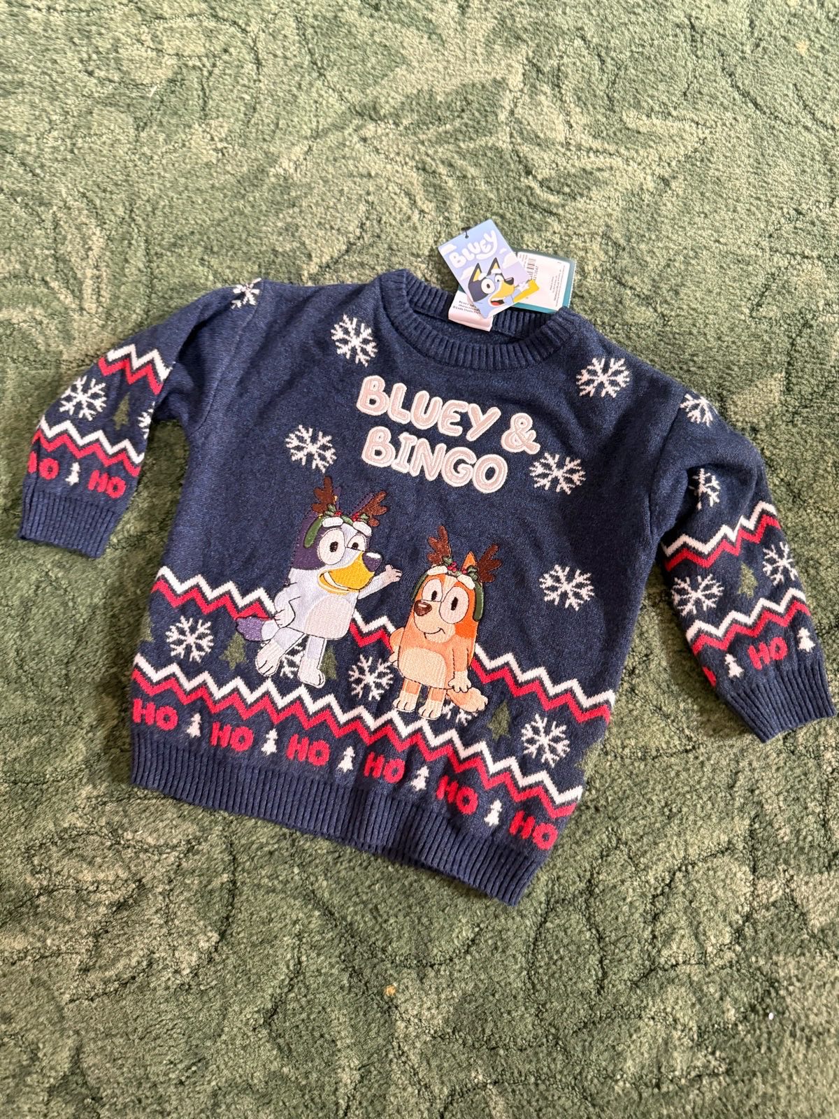 1-2 year Christmas bluey / bingo jumper