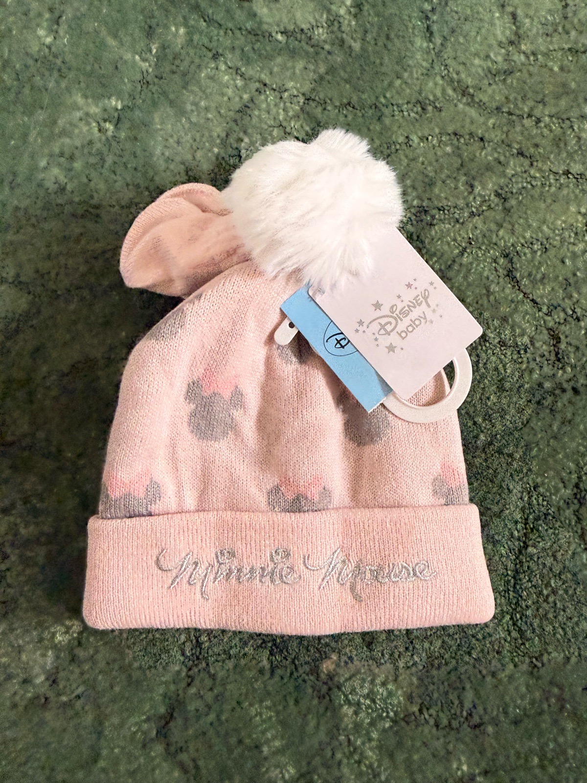 3-6 month Minnie hat & gloves
