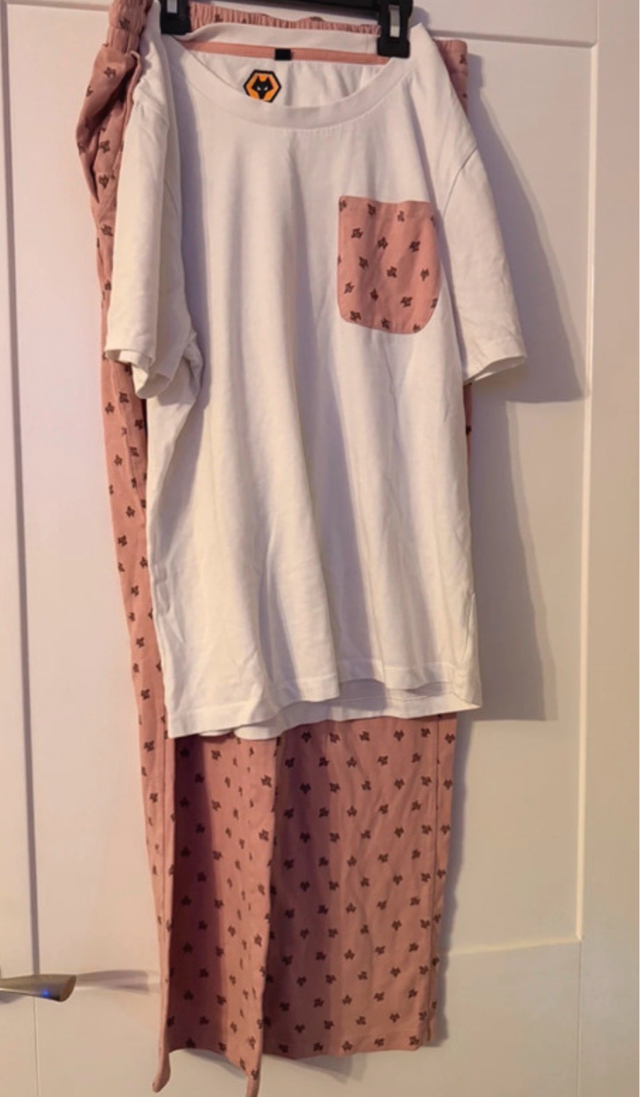 Used size 12 women Wolverhampton football club theme pj set