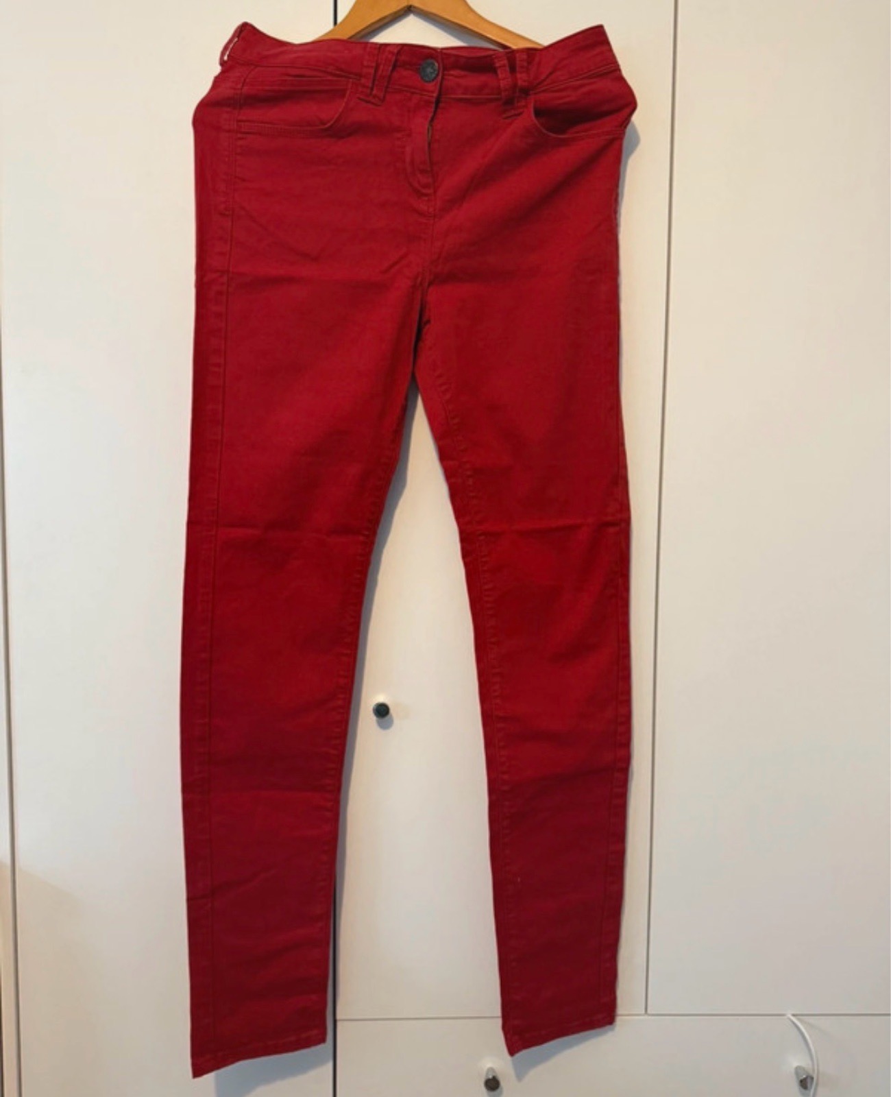 Used red M&S size 12 jeggings