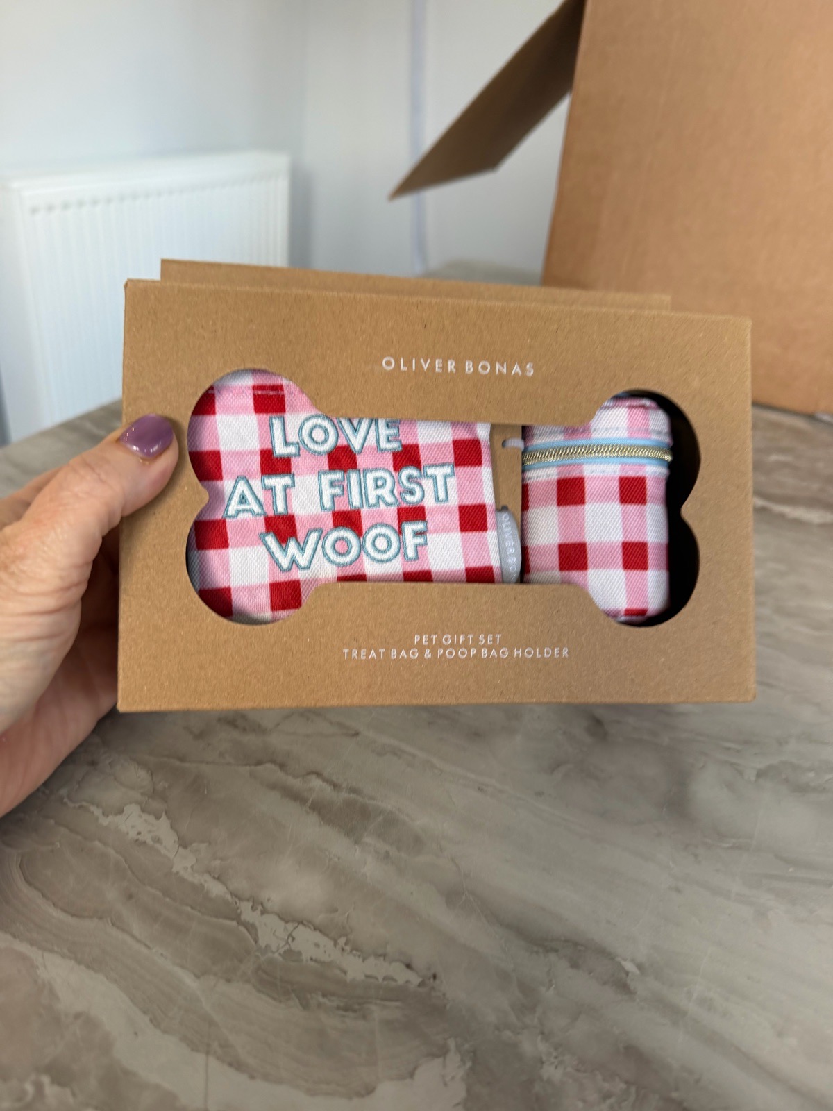 Oliver Bonas  pet gift set bnwt
