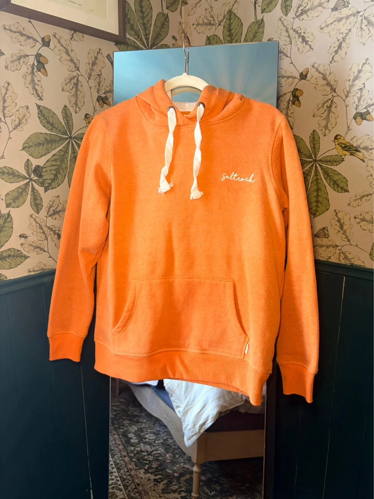 Saltrock Orange Pullover Hoodie | Size 10 | Soft Cotton Mix | Beach / Casual