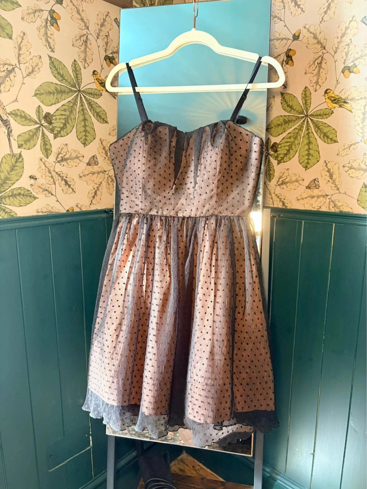 Rinascimento Mesh Polka Dot Dress | Size M | Occasion / Party
