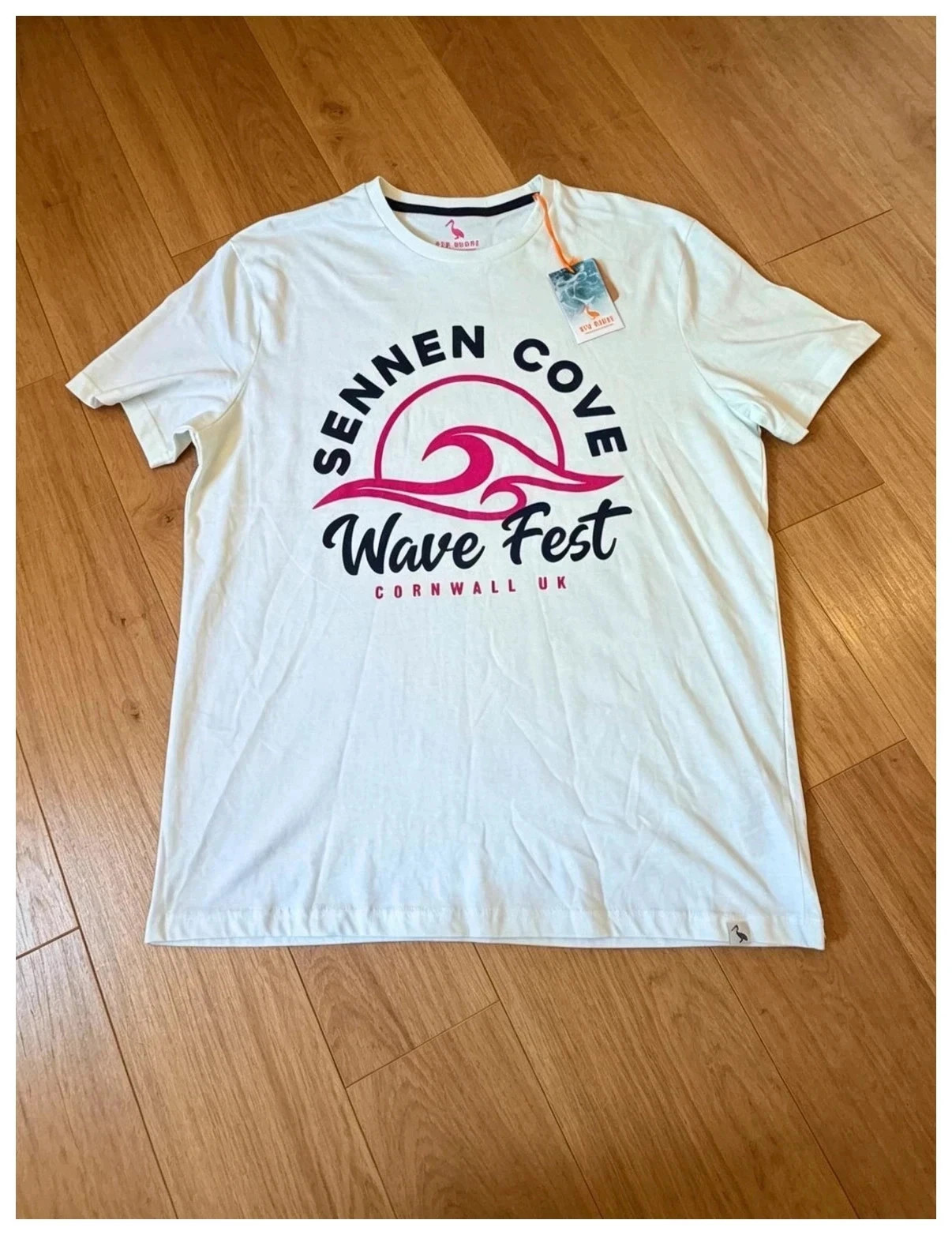 STH Shore Sennen Cove Wave Fest T‑Shirt | Size M | Cornwall | BNWT