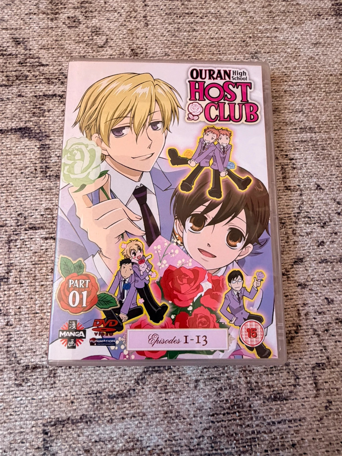 Ouran High School Host Club Part 01 DVD 2 Disc Anime Episodes 1-13 Manga UK