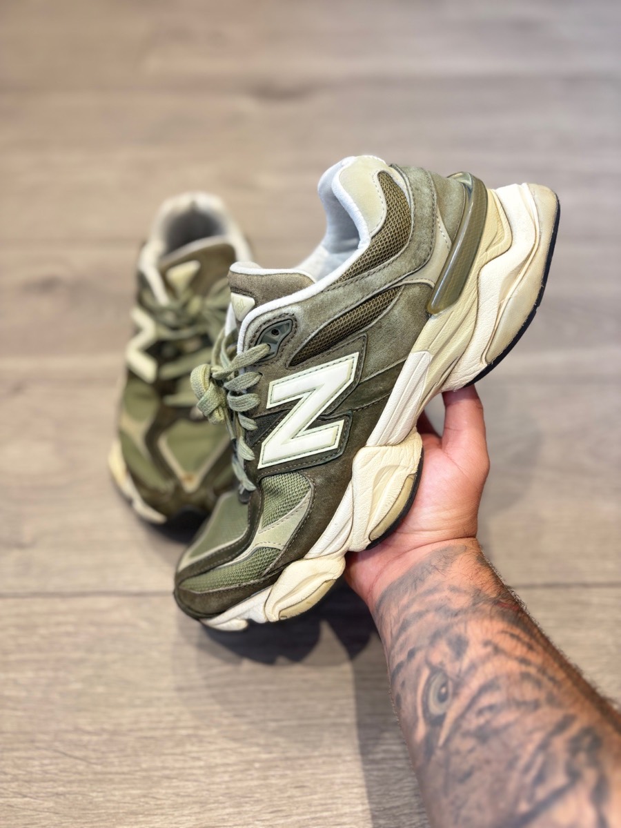 New Balance 9060 "Dark Camo/ Dark Olive/Sandstone" sneakers