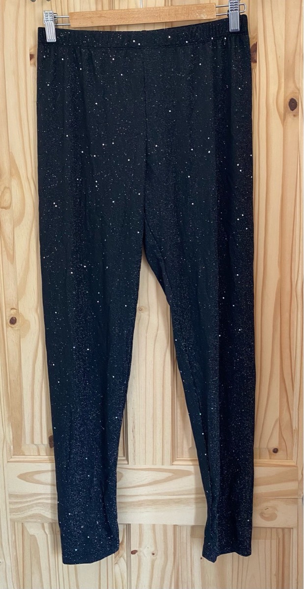 SHEIN size XL black sparkly leggings