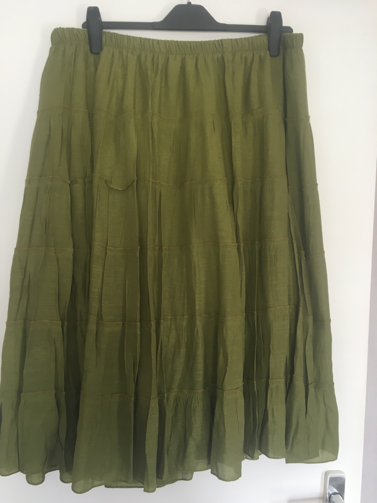 Tiered layered skirt