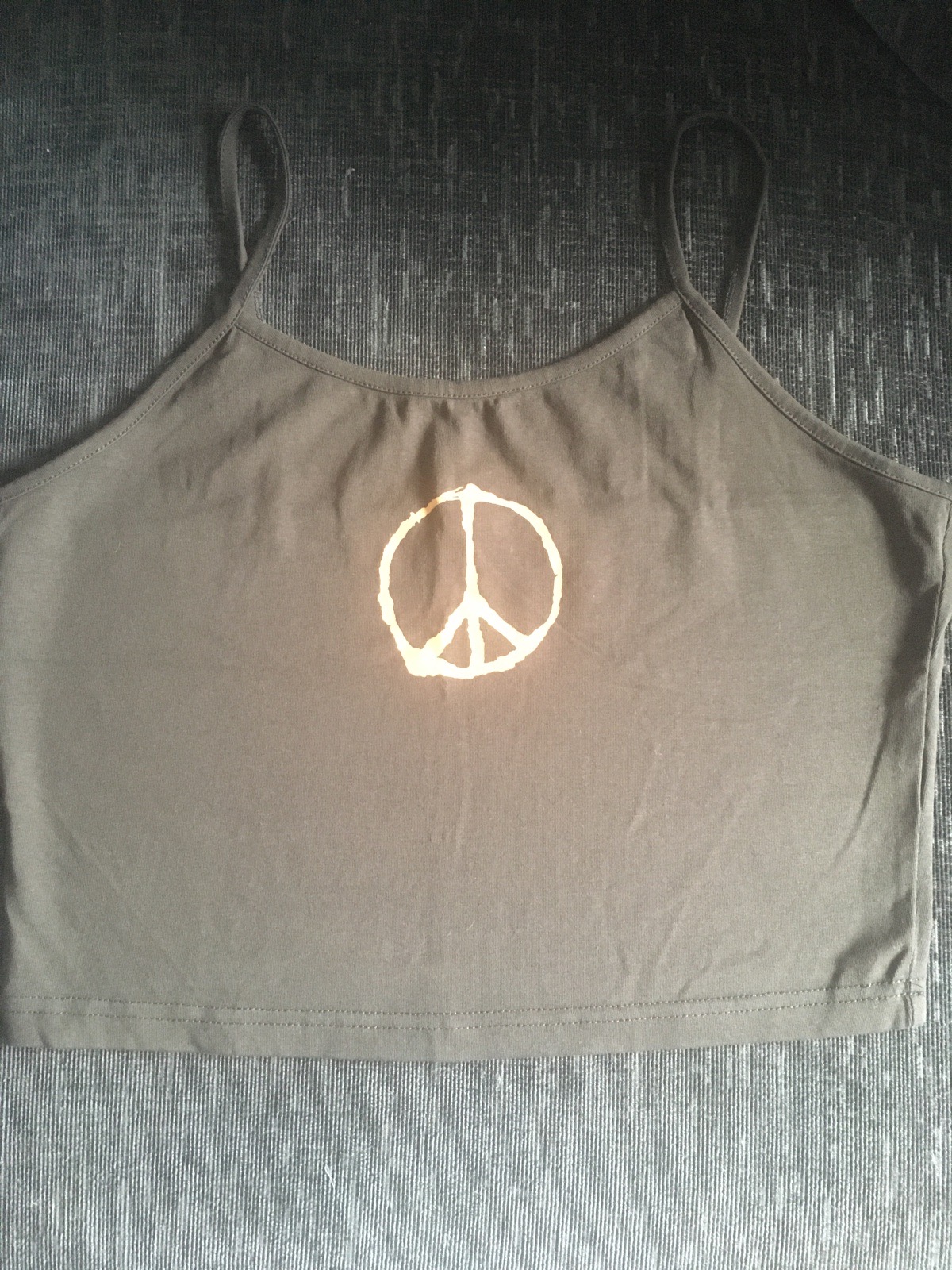 Peace sign cami