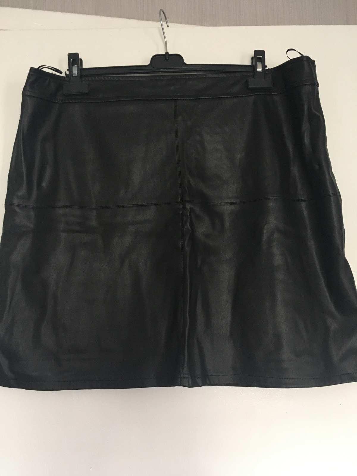 Faux leather skirt