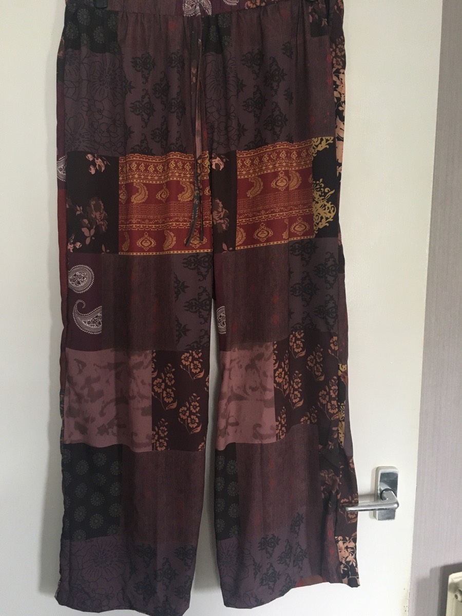 Patchwork trousers