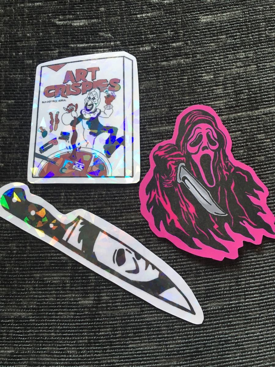 Horror movie stickers