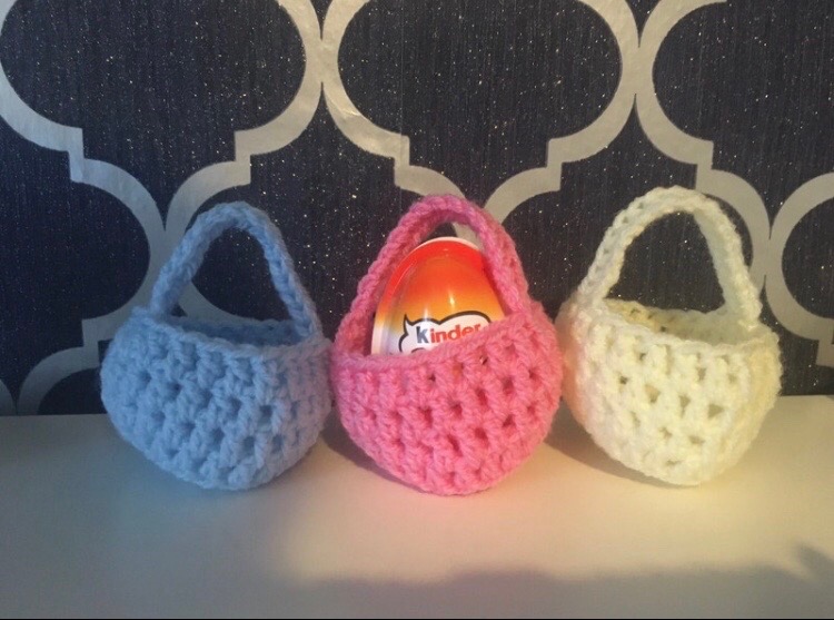 Crochet baskets