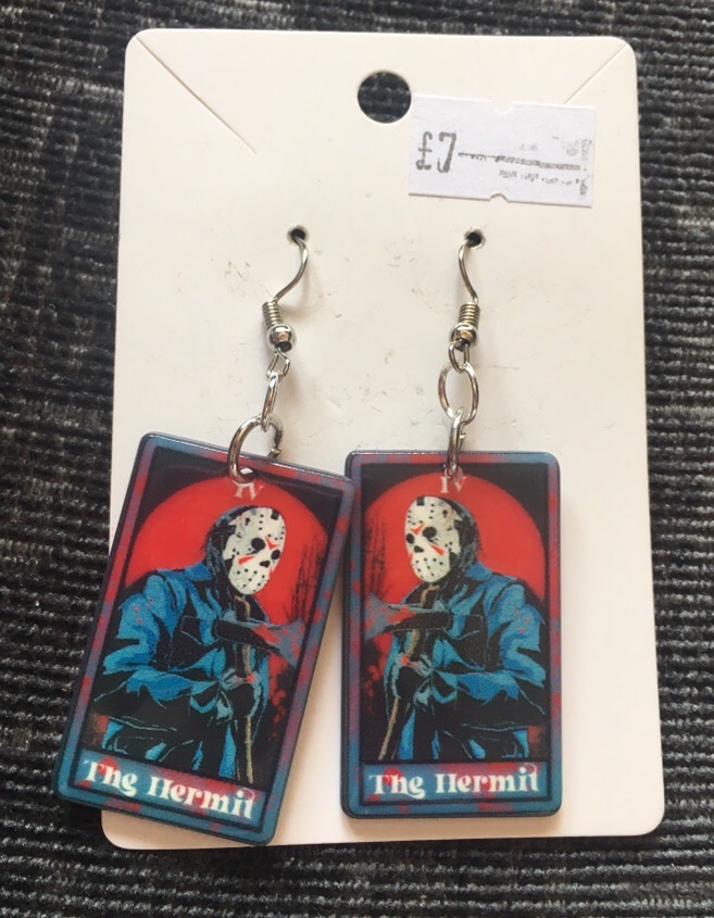 Jason Vorhees earrings