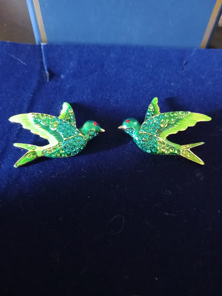 Butler and Wilson Swooping Swallow  Earrings