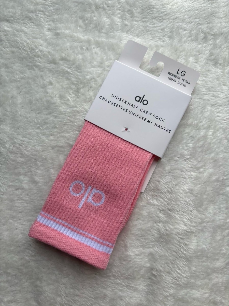 Pink alo socks