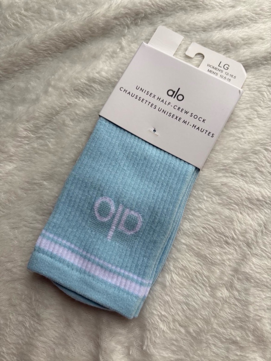 Blue alo socks