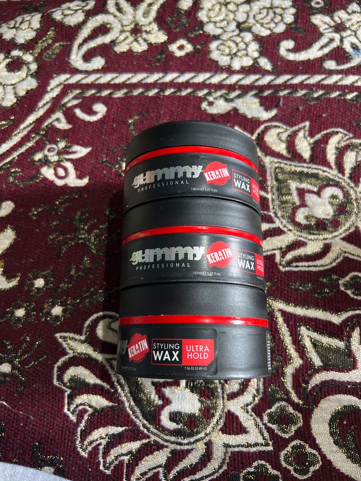 Fonex Gummy Styling Wax Ultra Hold 150 ml (Pack of 3