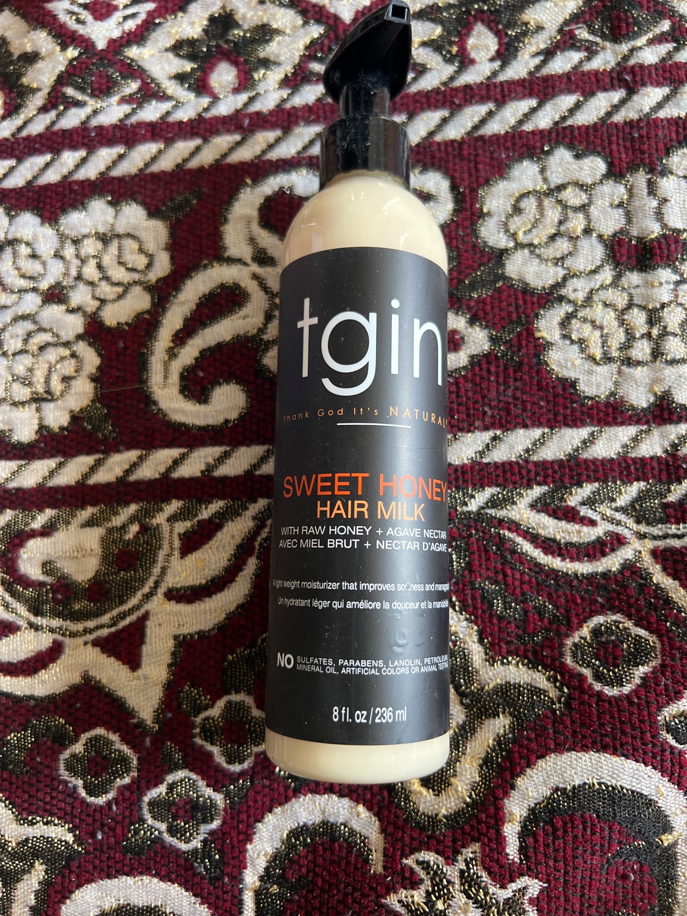TGIN Sweet Honey Hair Milk 8 oz
