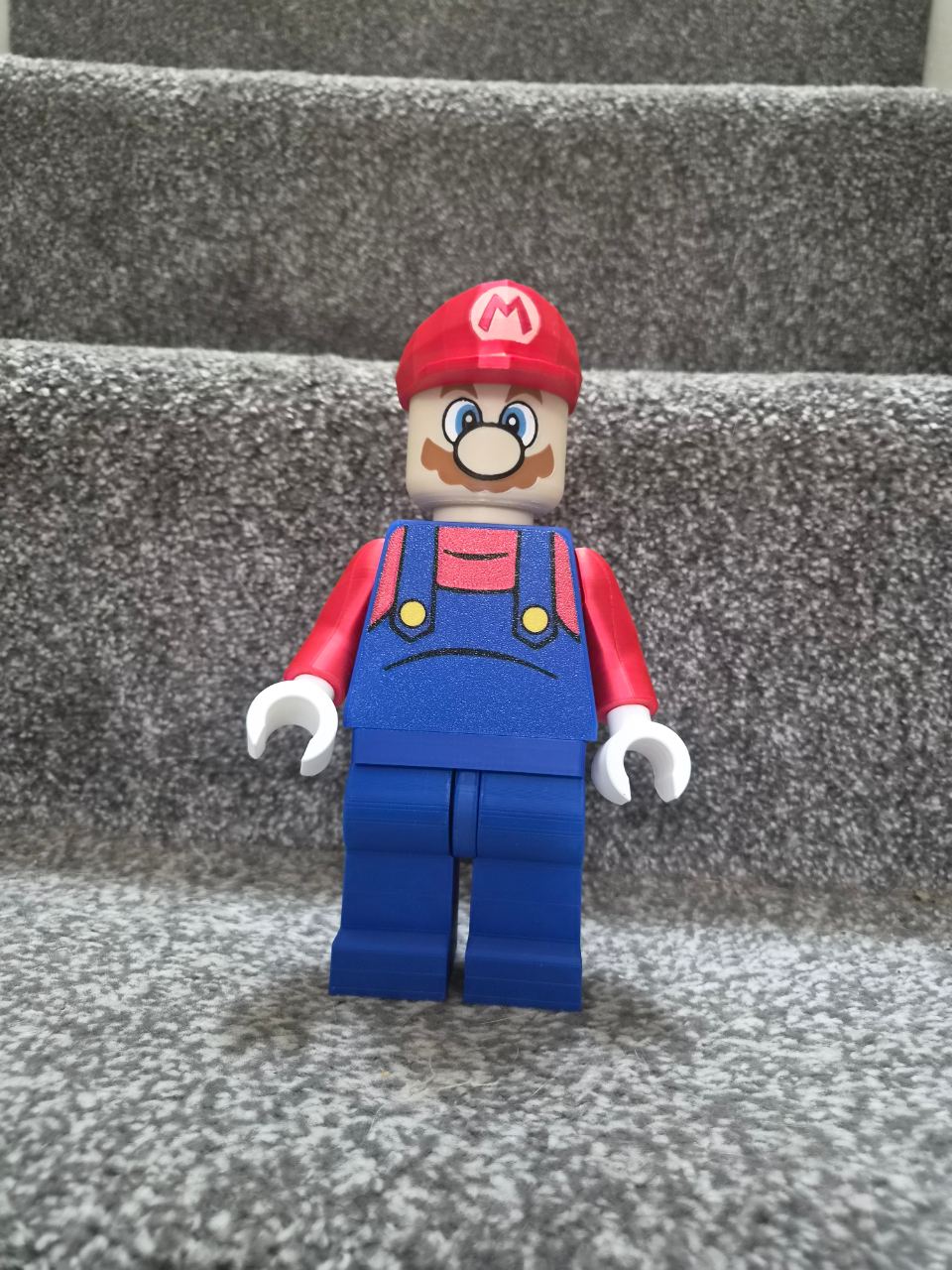 Large Mario Lego brick figure 23cm tall