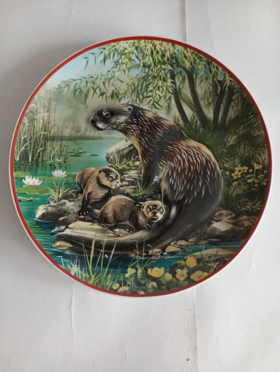 Vintage villeroy & boch Heinrich WWF decorative wall plate