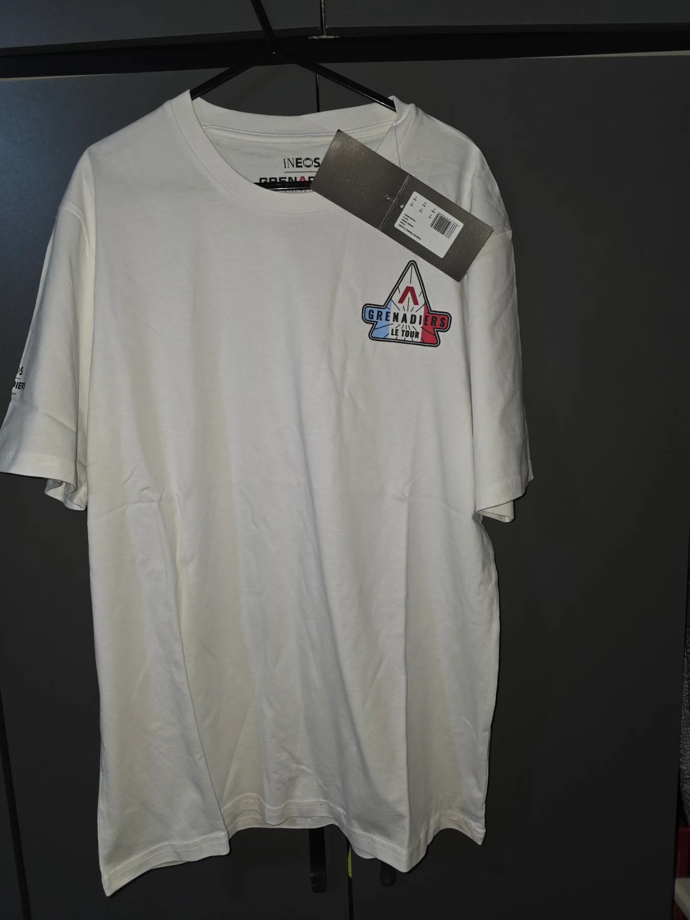 ​NWT Castore Ineos Grenadiers Tour De France Cycling T-Shirt White Size S