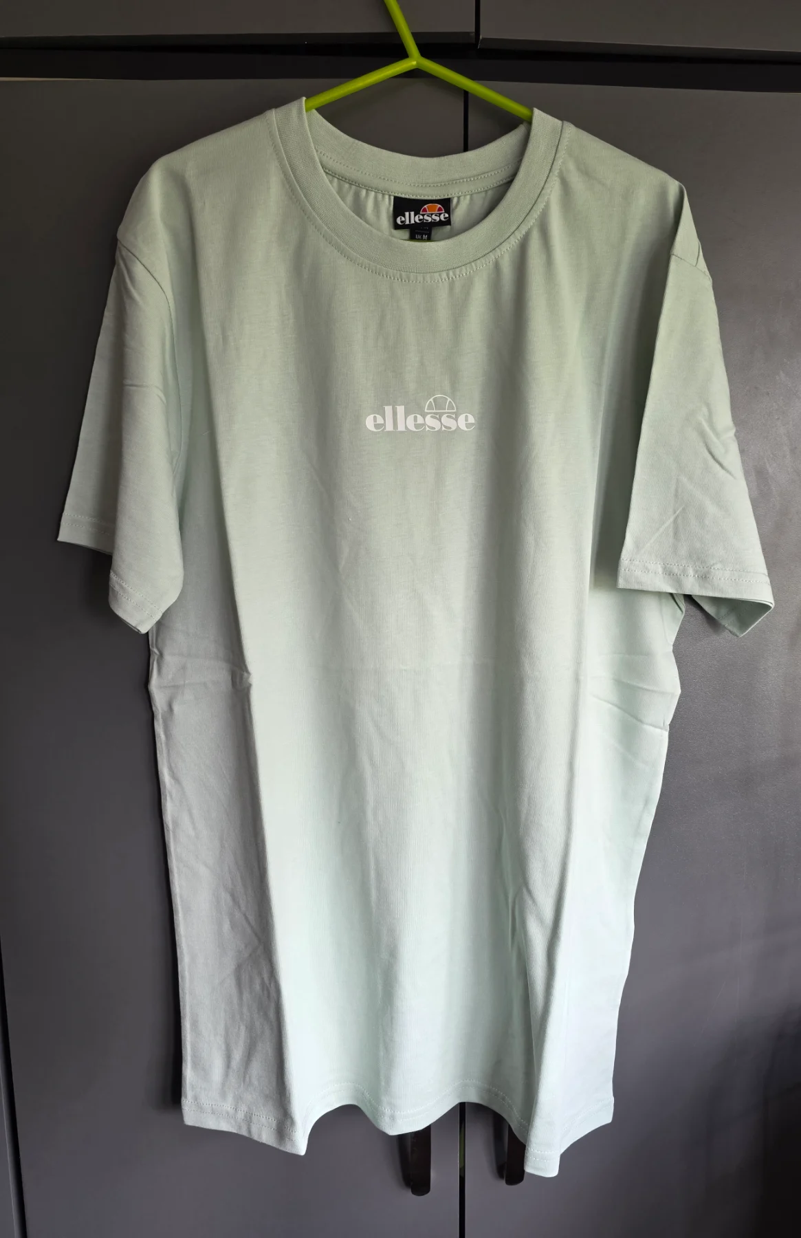 Ellesse Ollio T-Shirt Light Green Sage Cotton Men's Size M BNWT