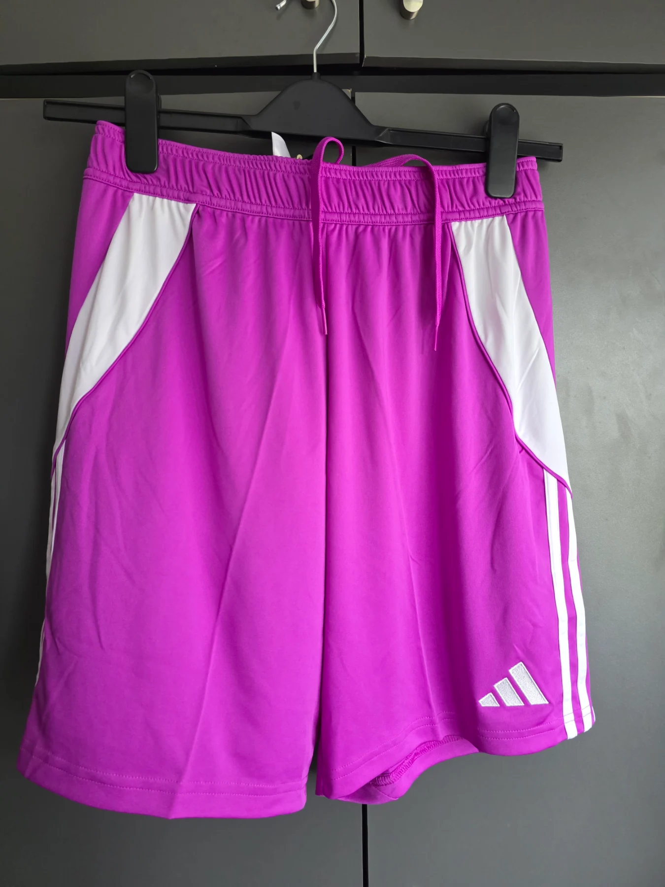 NWT Adidas Tiro 24 Purple & White Football Training Shorts Size Medium M