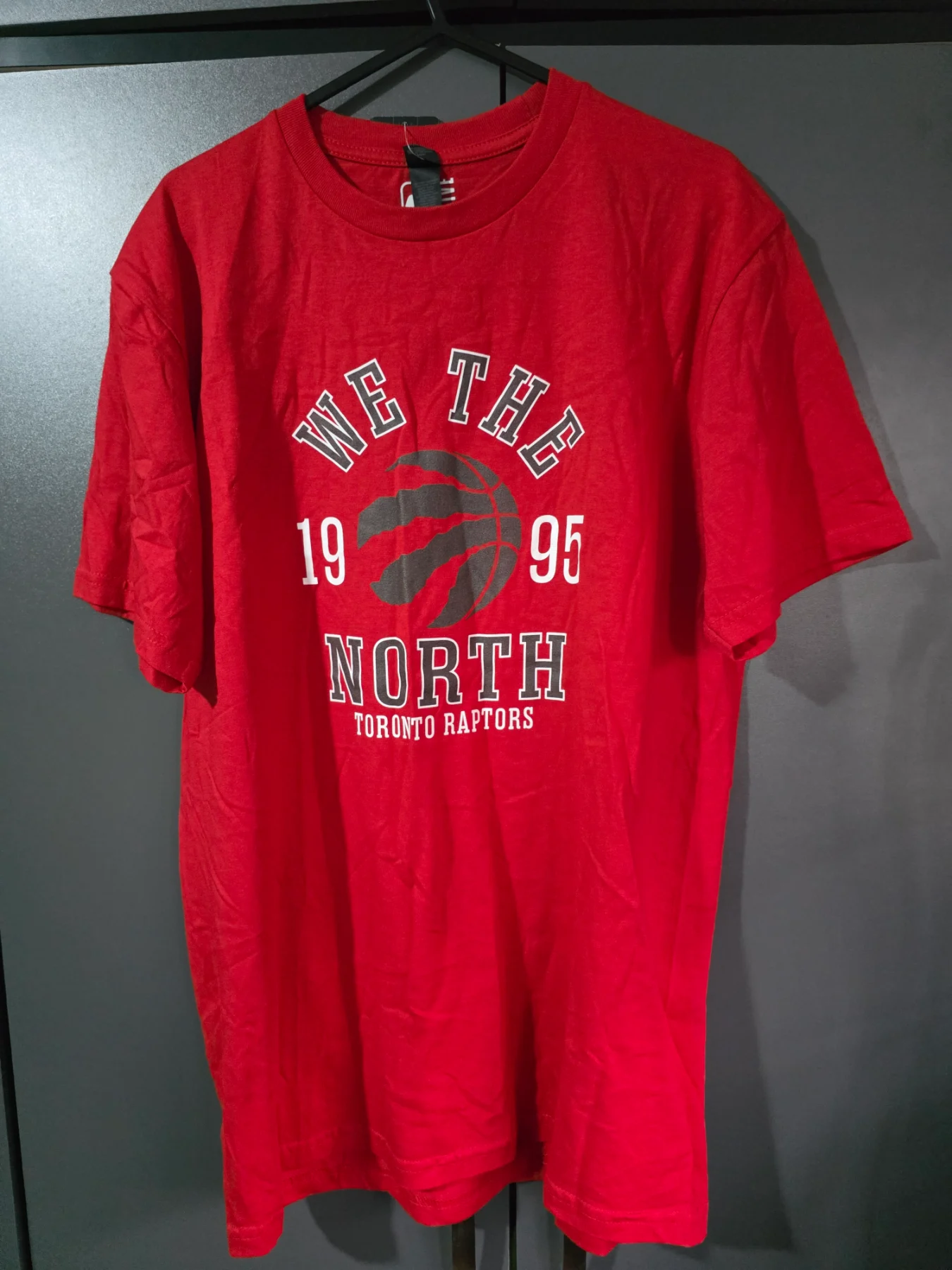 NWT Official NBA Toronto Raptors We The North Red T-Shirt Men's Medium