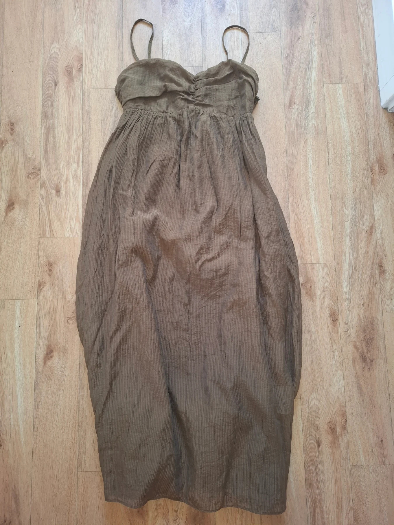 M&S Khaki Strappy Dress