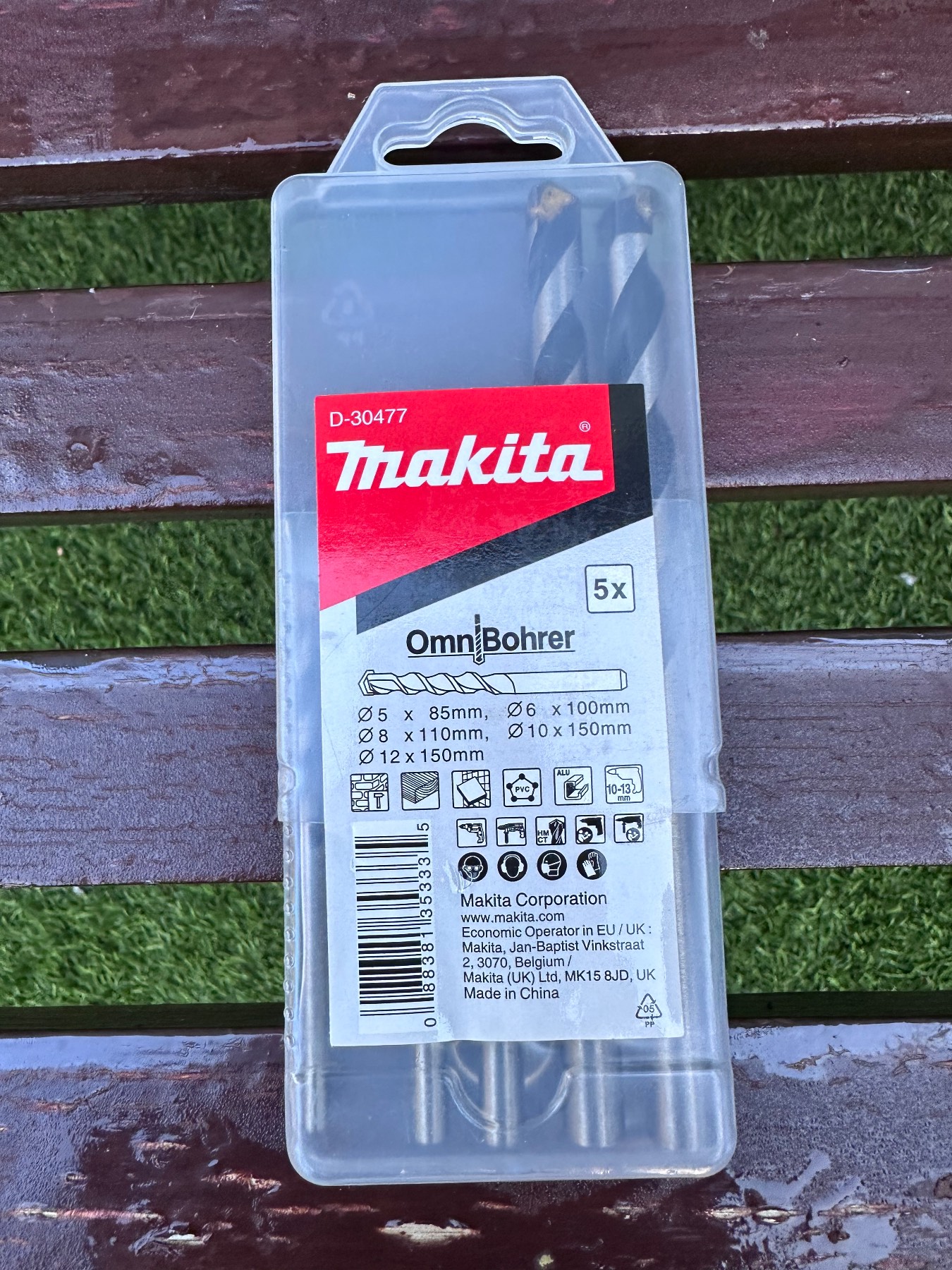 Makita D-30477 OmniBohrer 5pc Multi-Material Drill Bit Set Sealed