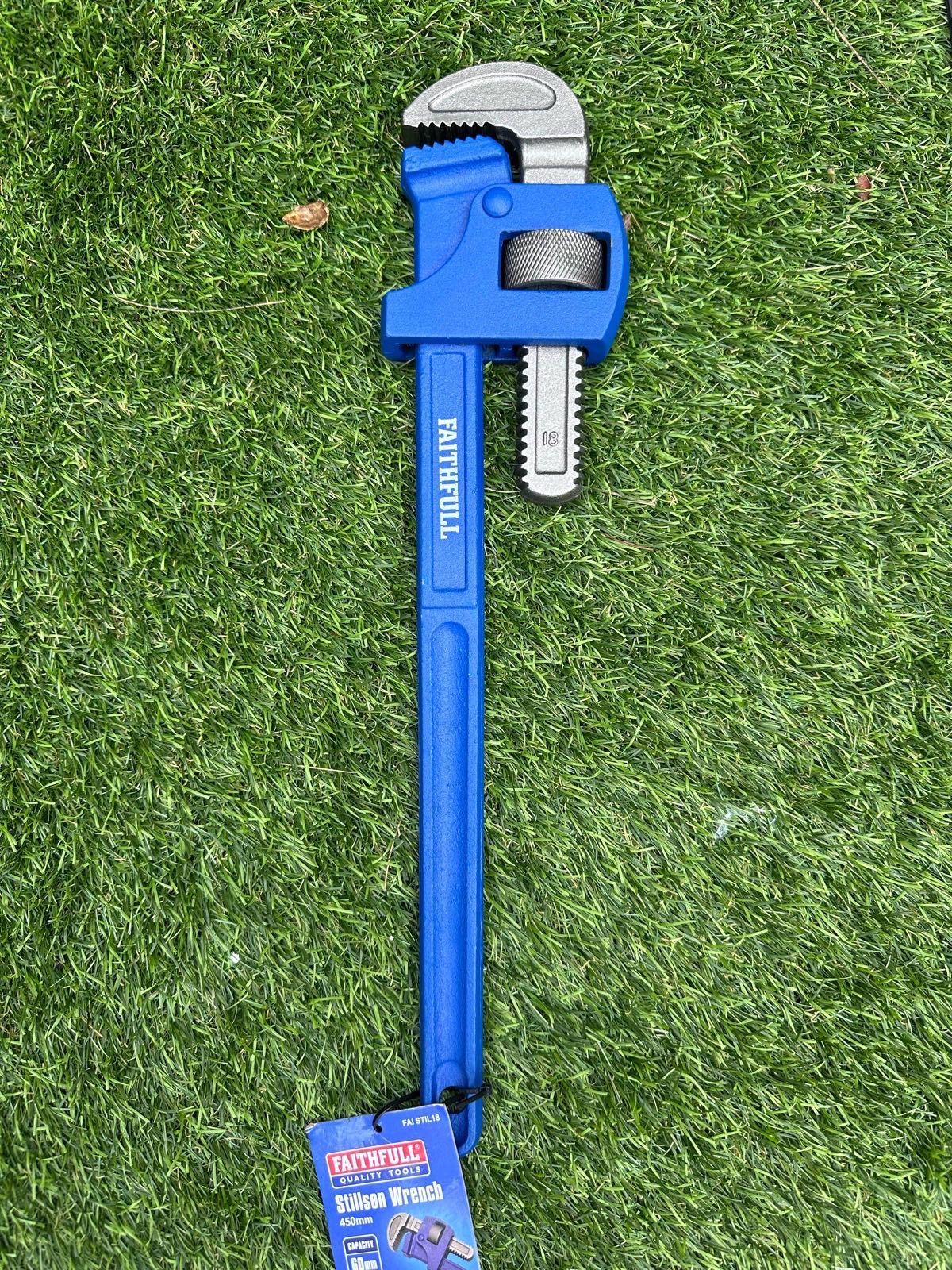 Faithfull Stillson Pipe Wrench 450mm 60mm Capacity — Brand New