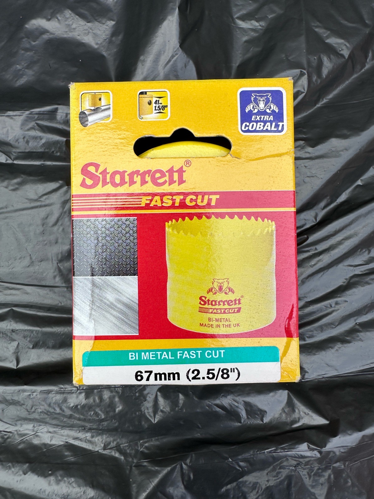 Starrett Fast Cut Bi-Metal Hole Saw 67mm Extra Cobalt - Unused