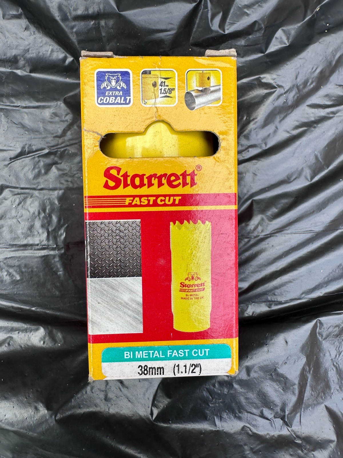 Starrett Fast Cut Bi-Metal Hole Saw 38mm Extra Cobalt — unused