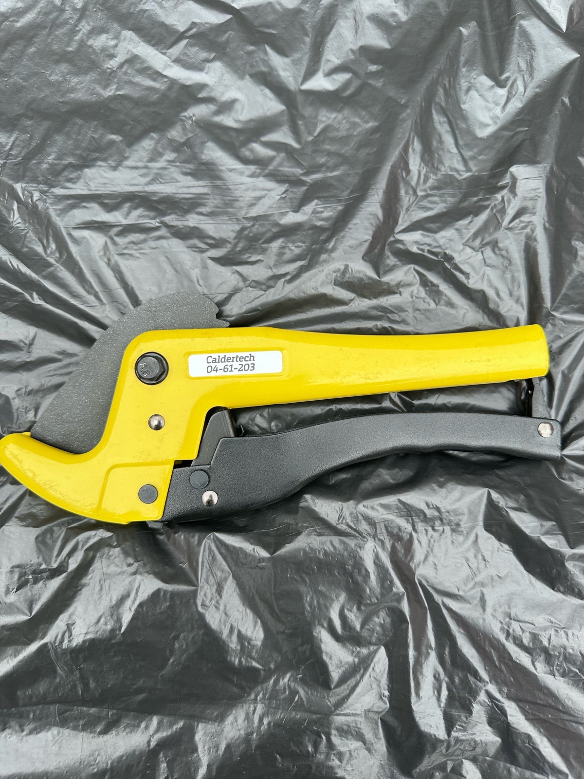 Caldertech 04-61-203 Large Pipe Cutter Plumbing Tool Yellow