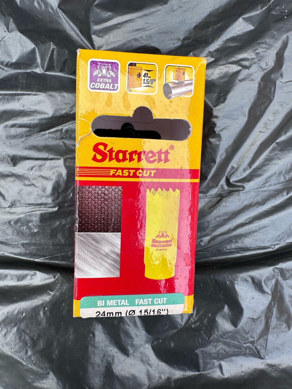 Starrett Fast Cut Bi-Metal Hole Saw 24mm New in Packaging