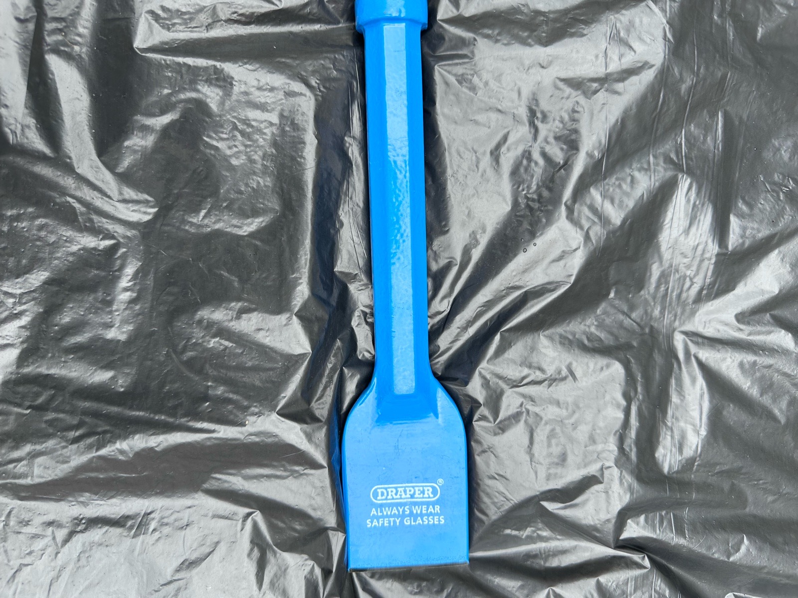 Draper Wide Blade Bolster Chisel Blue — new