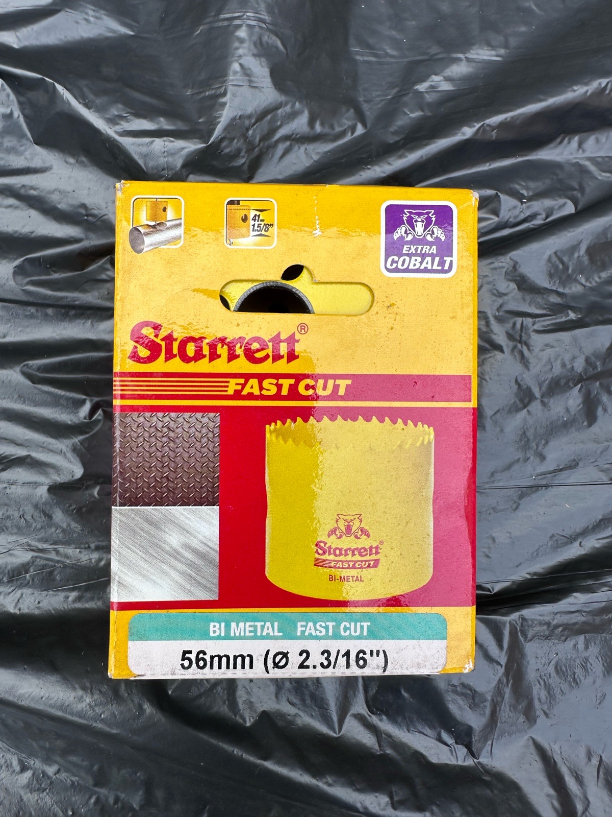 Starrett Fast Cut Bi-Metal Cobalt Hole Saw 56mm — unused