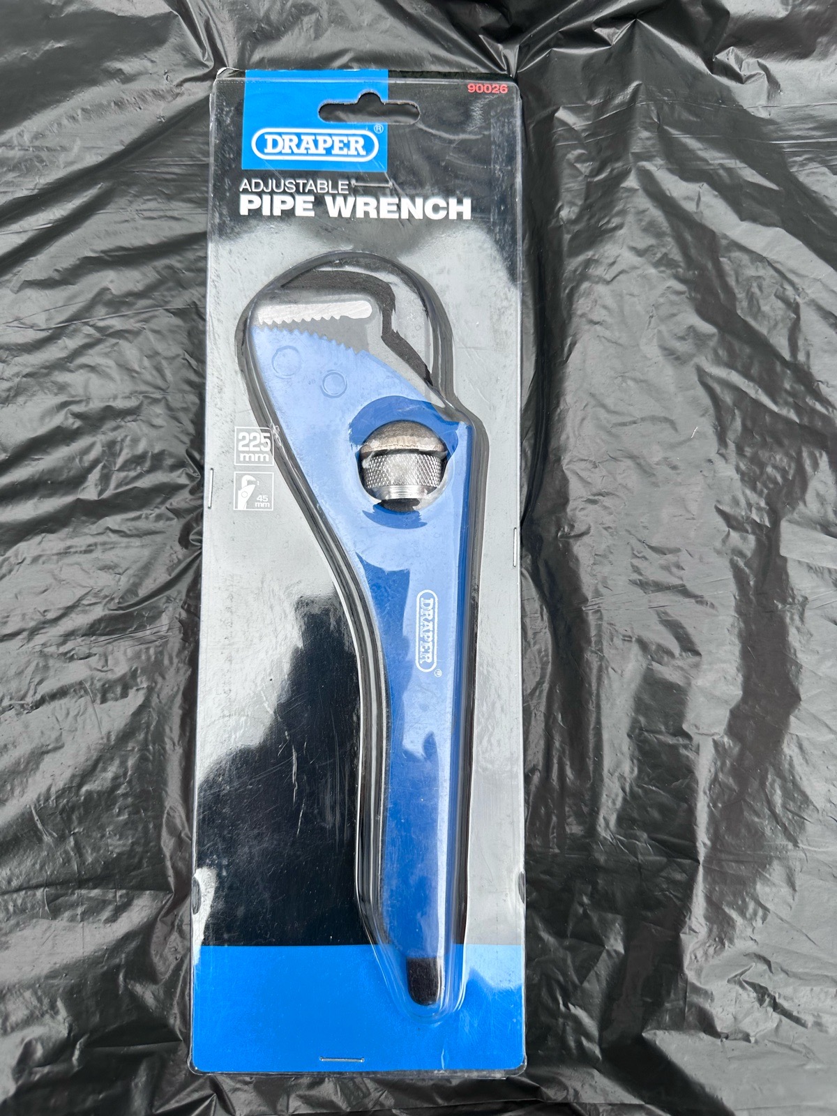 Draper Adjustable Pipe Wrench 225mm – Brand New Sealed