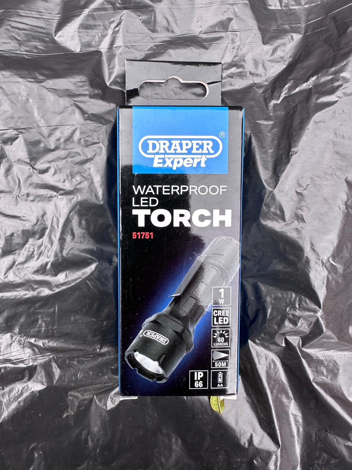 Draper Expert Waterproof LED Torch 51751 – New in Box