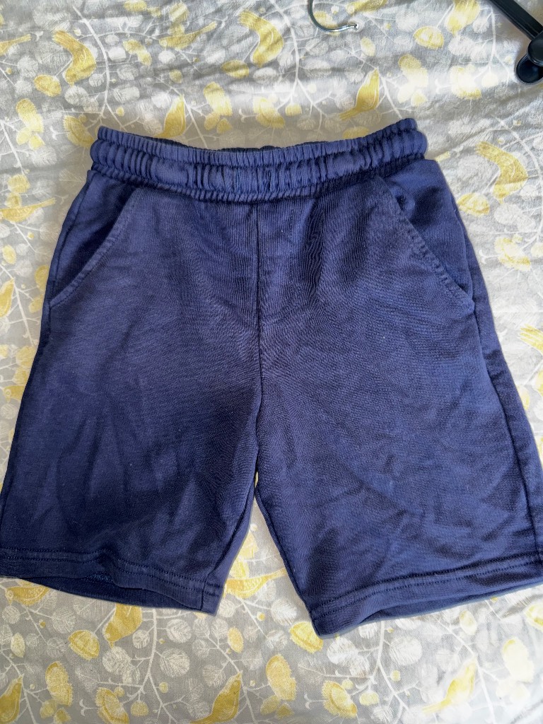 F&F boys navy blue shorts age 6-7 yrs