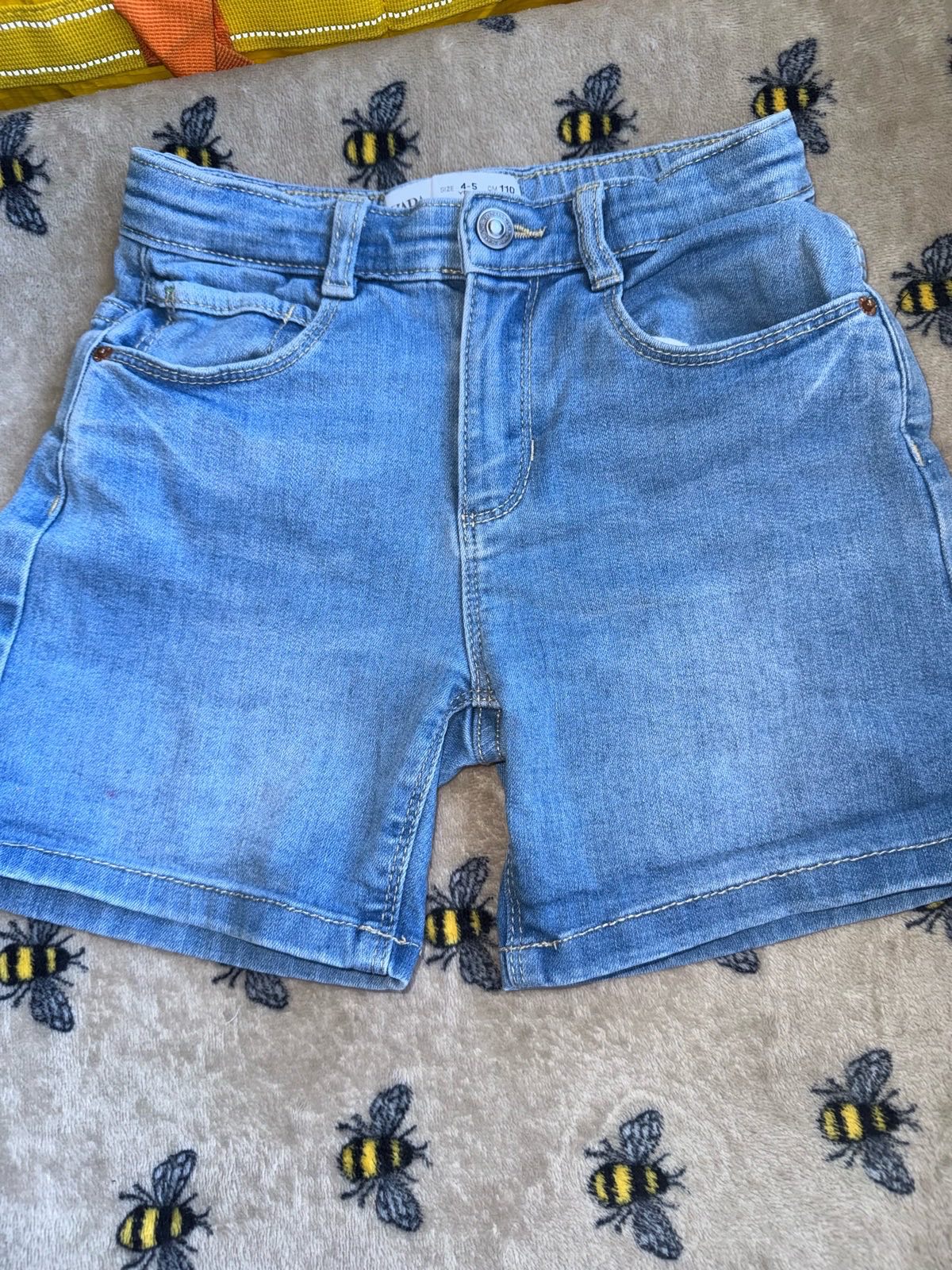 Zara girls denim shorts Blue age 4-5 yrs